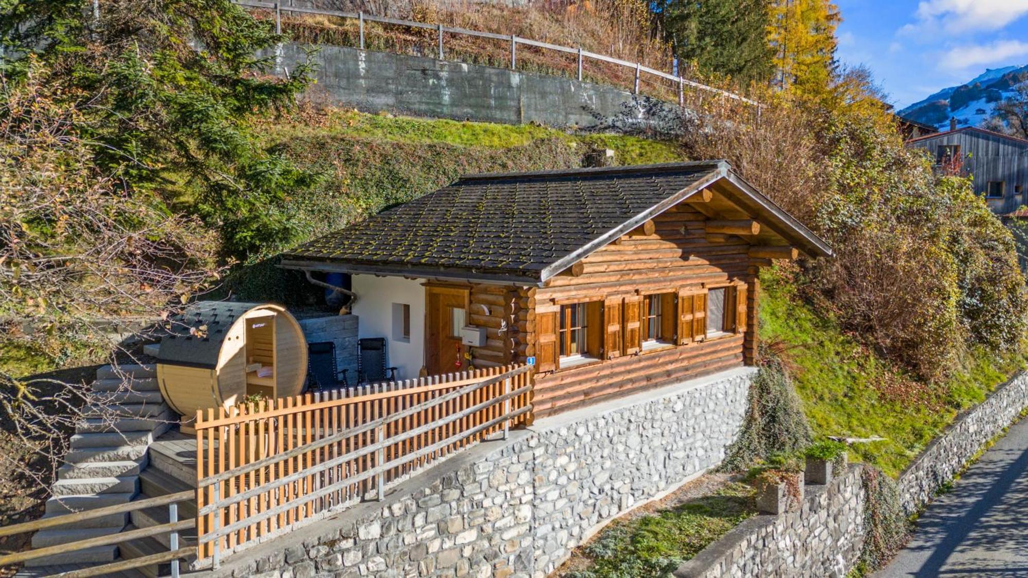 Gemuetliches Chalet Mit Privater Sauna Und Schoener Aussicht Kublis ภายนอก รูปภาพ